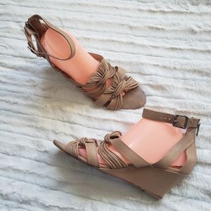 Loeffler Randall Leather Sandal Wedge